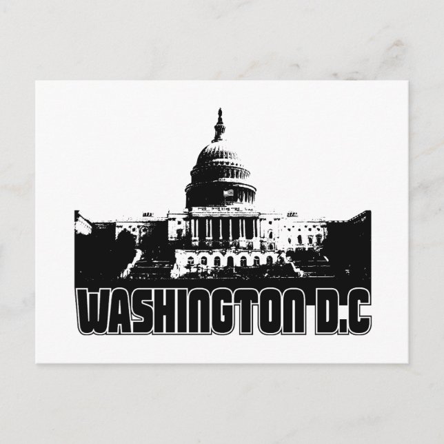 Washington DC Skyline Postcard (Front)