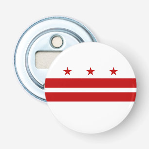 Washington DC State Flag Bottle Opener