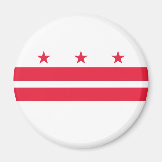 Washington DC State Flag Magnet (Front)