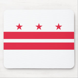 Washington DC State Flag Mouse Pad