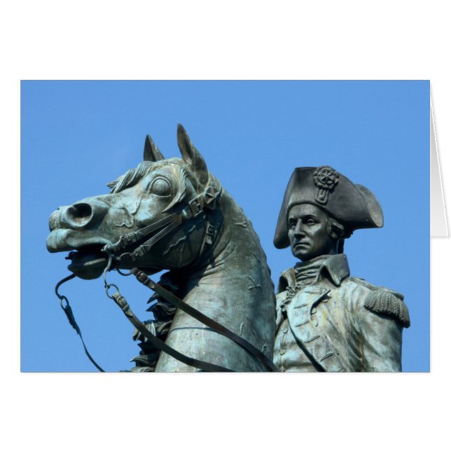 Washington, DC, statue of General George (Front Horizontal)