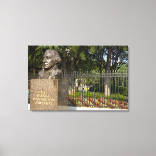 Washington, DC, statue of George Washington, The Canvas Print
