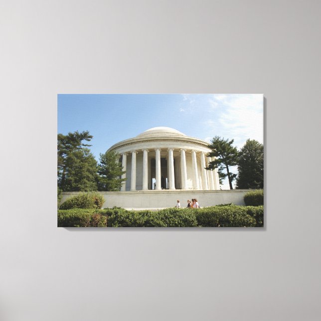 Washington, DC. Thomas Jefferson Memorial Canvas Print (Front)