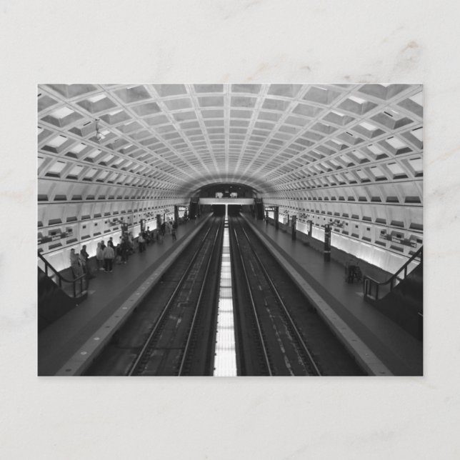 Washington Dc Train Station Postcard (Front)
