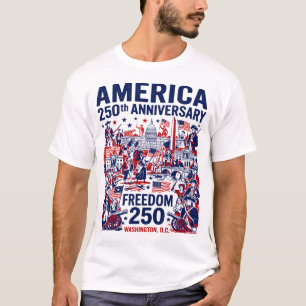 Washington DC Two Hundred Fiftieth Anniversary T-Shirt