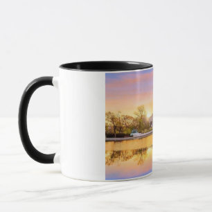 Washington DC US Capitol Building Sunset Reflectio Mug