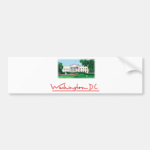 Washington DC - White House Bumper Sticker