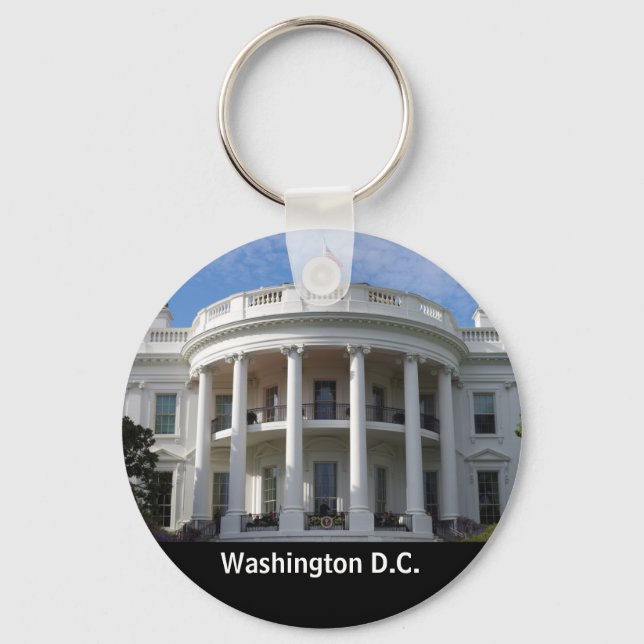 Washington DC White House Keychain (Front)