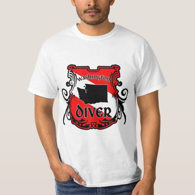 Washington Diver T-Shirt (Front)
