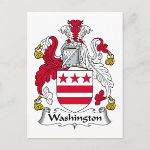Washington Family Crest Postcard