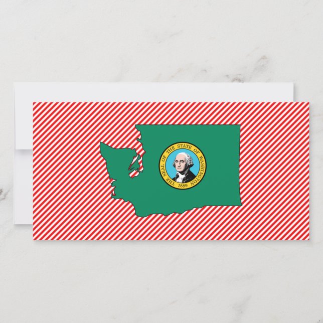 Washington Flag Map (Front)