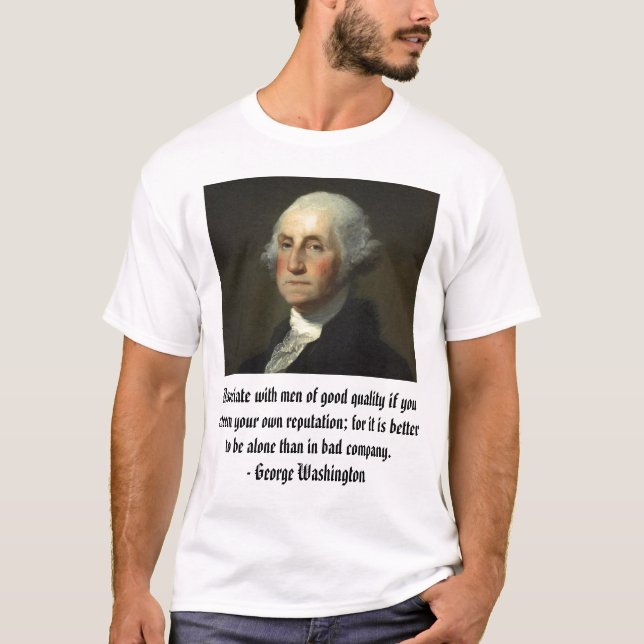 washington, George Washington - Cu... - Customized T-Shirt (Front)