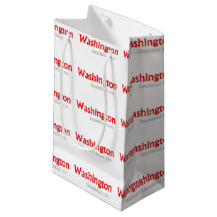 Washington Gift Bag, Small Glossy Small Gift Bag