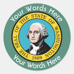 Washington Great Seal Custom Sticker