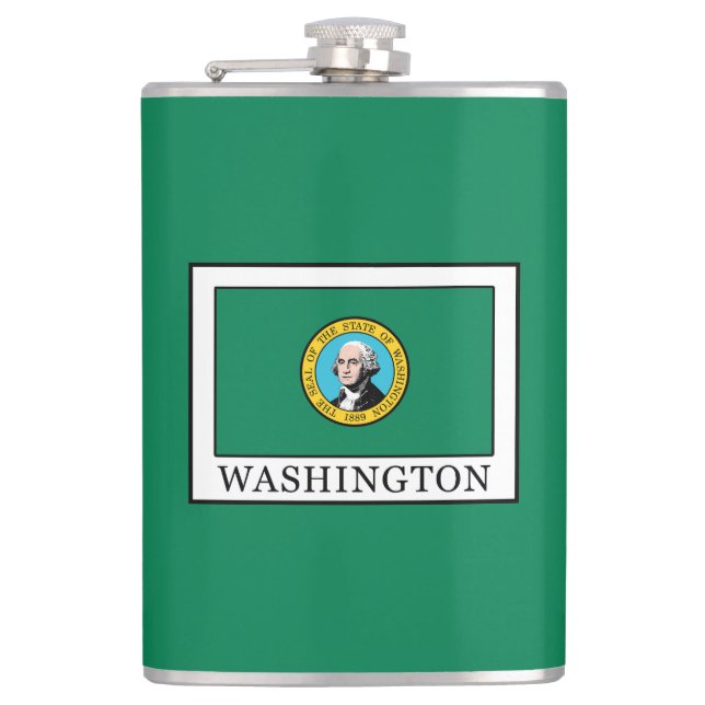 Washington Hip Flask (Front)