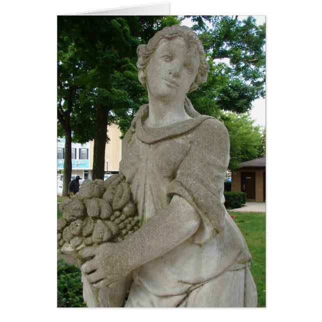 Washington, Iowa Statue in the Park (Front)