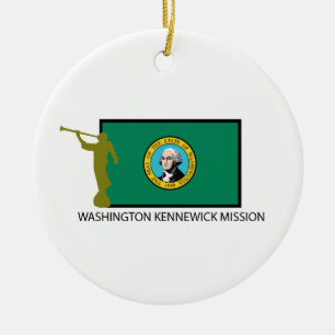 WASHINGTON KENNEWICK MISSION LDS CTR CERAMIC ORNAMENT