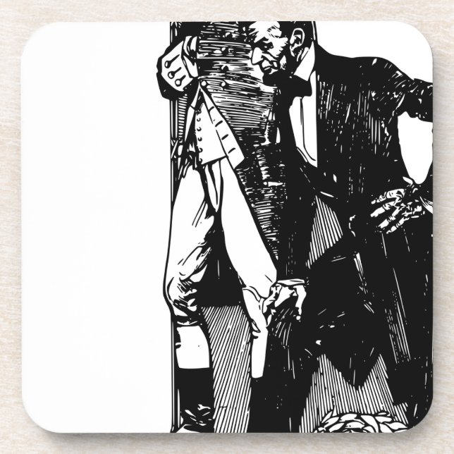 washington lincoln coaster (Front)