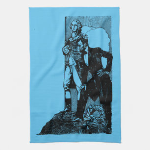 washington lincoln kitchen towel