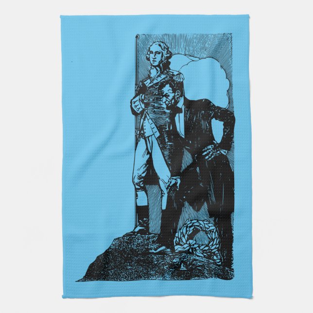 washington lincoln kitchen towel (Vertical)