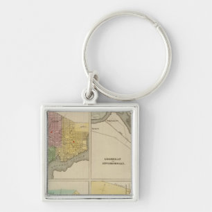 Washington Louisville and Jeffersonville Keychain