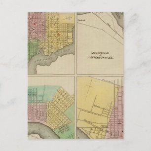 Washington Louisville and Jeffersonville Postcard