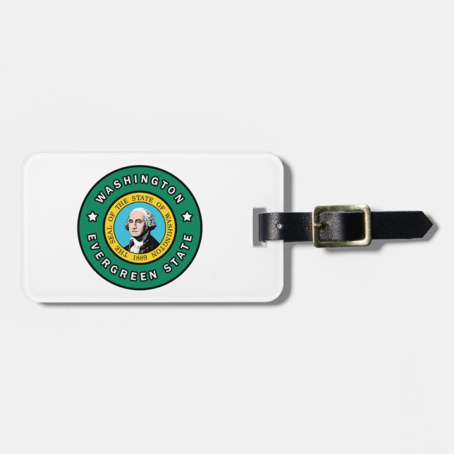 Washington Luggage Tag (Front Horizontal)