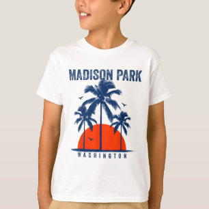 Washington Madison Park Ocean Surfing Surfboarding T-Shirt