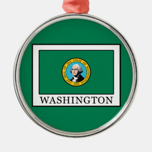 Washington Metal Ornament