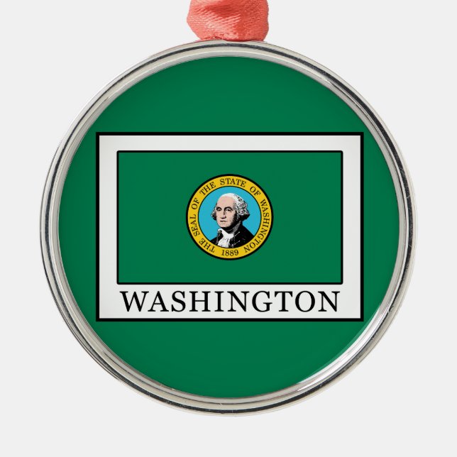 Washington Metal Ornament (Front)