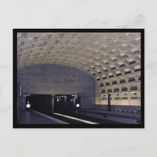 Washington Metro - Crystal City Station Postcard