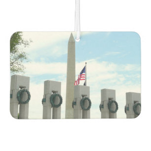Washington Monument and WWII Memorial in DC Air Freshener