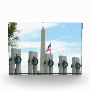 Washington Monument and WWII Memorial in DC Photo Block