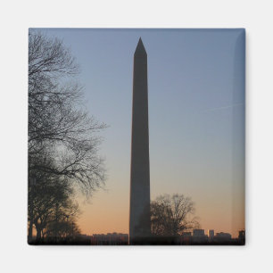 Washington Monument at Sunset Magnet