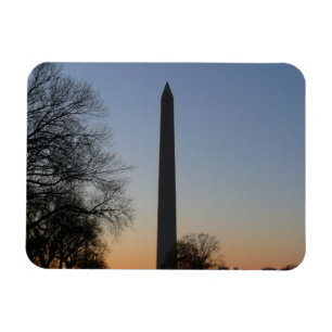Washington Monument at Sunset Magnet