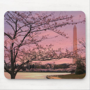 Washington Monument Cherry Blossom Festival Mouse Pad