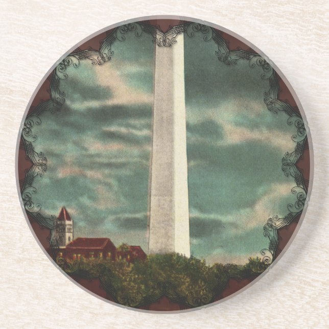 Washington Monument par Dessous de verre de nuit (Devant)