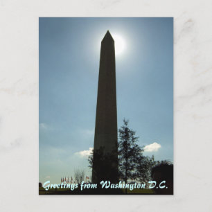 Washington Monument Postcard