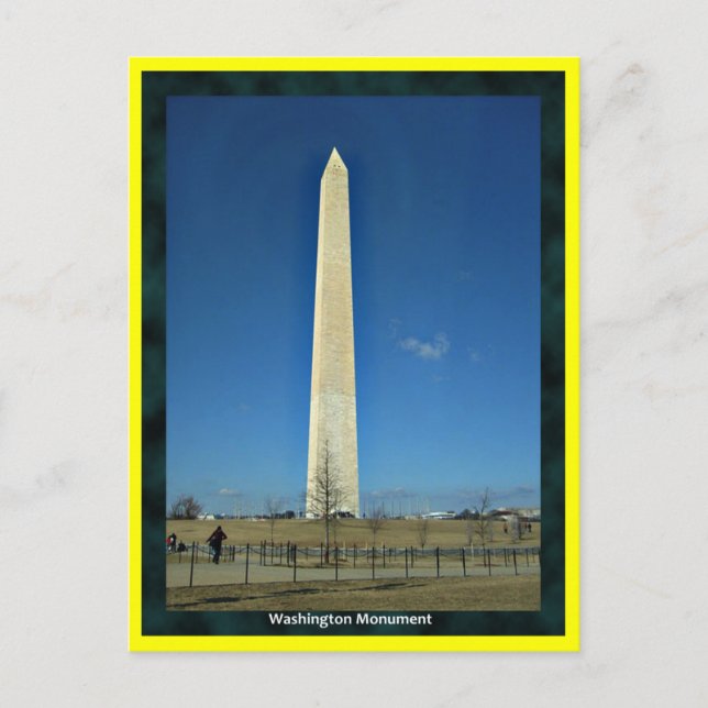 Washington Monument Postcard (Front)