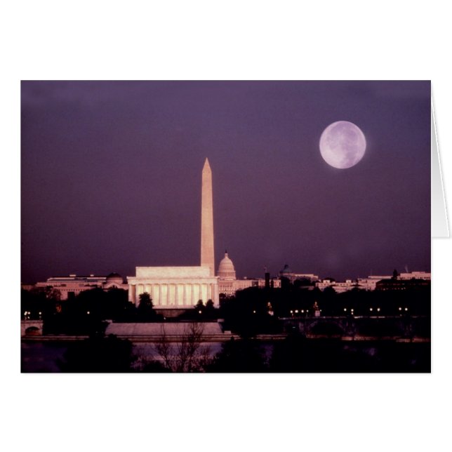 Washington Monument, the Capitol and Jefferson (Front Horizontal)