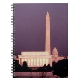 Washington Monument, the Capitol and Jefferson Notebook