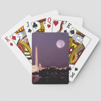 Washington Monument, the Capitol and Jefferson Playing Cards