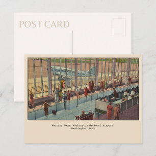 Washington National Airport Washington, D.C. Postcard
