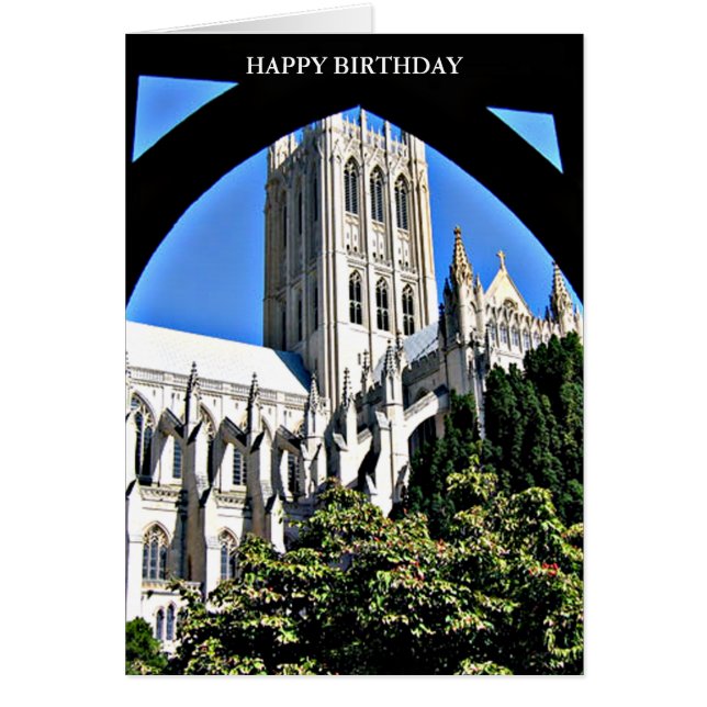Washington National Cathedral Archway Birthday (Front)