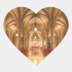 Washington National Cathedral Bethlehem Chapel Heart Sticker