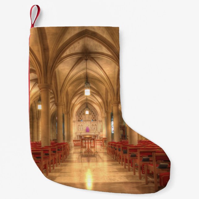 Washington National Cathedral Bethlehem Chapel Small Christmas Stocking (Front)