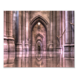 Washington National Cathedral Reflections Photo Print