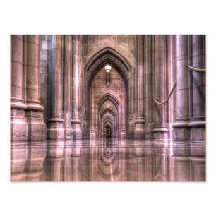 Washington National Cathedral Reflections Photo Print