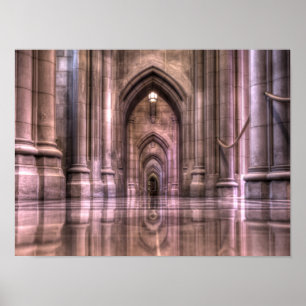 Washington National Cathedral Reflections Poster