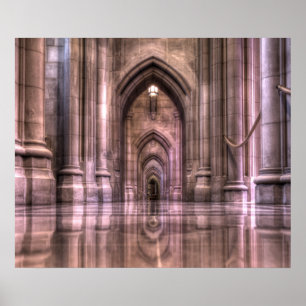 Washington National Cathedral Reflections Poster